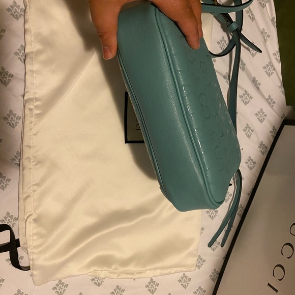 Gucci Monogram Star Embossed Small GG Shoulder Bag - Picture 10 of 13